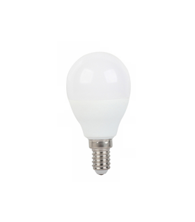 LAMPARA ESFERICA LED  E14 6W CAMBIO DE TONO CON MEMORIA