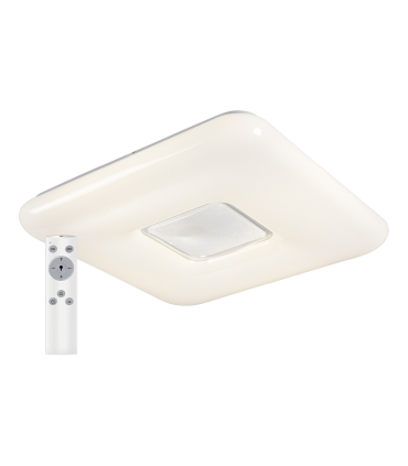 PLAFON LED 72W CAMBIO DE TONALIDAD E INTENSIDAD CON CONTROL REMOTO CUADRADO