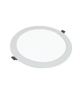 DOWNLIGHT LED EMPOTRABLE  CORTE 195MM 18W 6500K REDONDO BLANCO