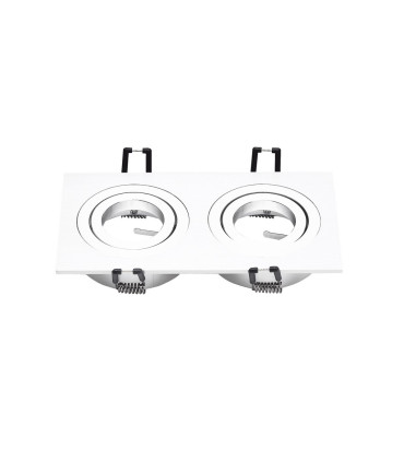 ARO DOBLE BASCULANTE RECTANGULAR 2 AROS BLANCO