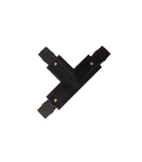 ACCESORIO CARRIL LED 4 VIAS (HASTA 3 ENCENDIDOS) CONECTOR T DERECHA B NEGRO