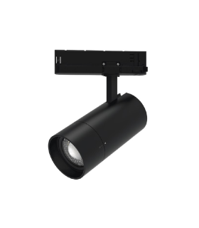 FOCO CARRIL LED 4 VIAS (HASTA 3 ENCENDIDOS) 40W CAMBIO DE TONO  38º 230V NEGRO