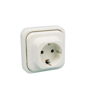 BASE ENCHUFE T/T LATERAL BL.