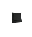 DOBLE CONMUTADOR NEGRO EMPOTRAR SERIE SELENE