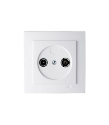 TOMA TELEVISION BLANCO EMPOTRAR SERIE 8000