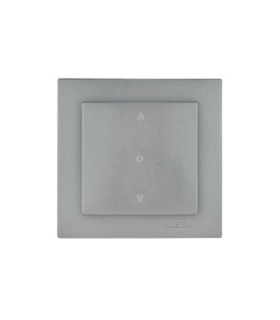 INTERRUPTOR DE PERSIANA SERIE 8000 PLATA