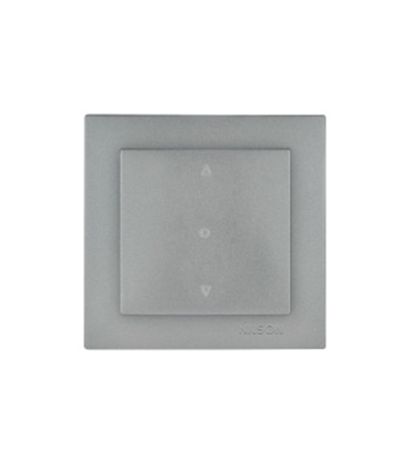 INTERRUPTOR DE PERSIANA SERIE 8000 PLATA