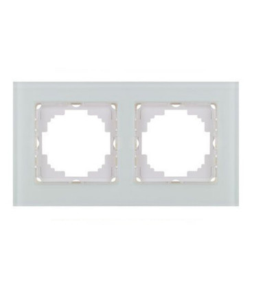 MARCO DOBLE CRISTAL BLANCO SERIE 8000