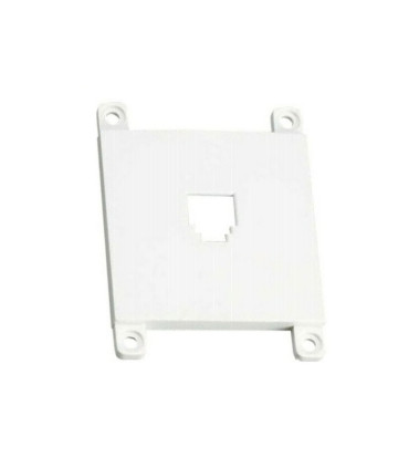 TAPA DECORATIVA BLANCA PARA MECANISMO TELEFONO