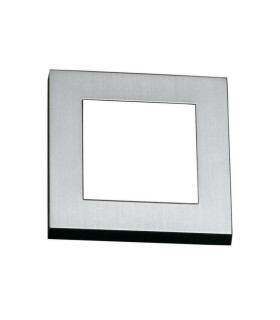 MARCO INDIVIDUAL ALUMINIO BORDE NEGRO