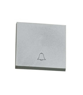 TECLA GRANDE GRABADO CAMPANA PLATA