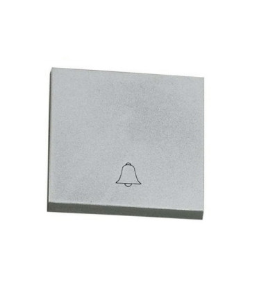 TECLA GRANDE GRABADO CAMPANA PLATA