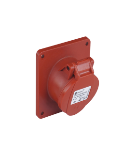 BASE CUADRO INCL. 3p+T 16A. ROJO