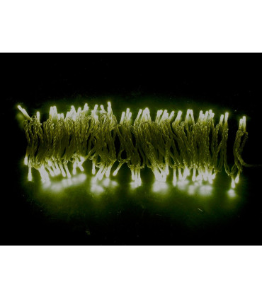 GUIRNALDA 144 LEDS AMARILLO PARA EXTERIOR 13.8W 230V 15m IP44