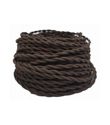 CABLE TRENZADO 3 X 1,5 MARRON