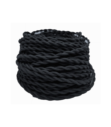 CABLE TRENZADO 3 X 1,5 NEGRO