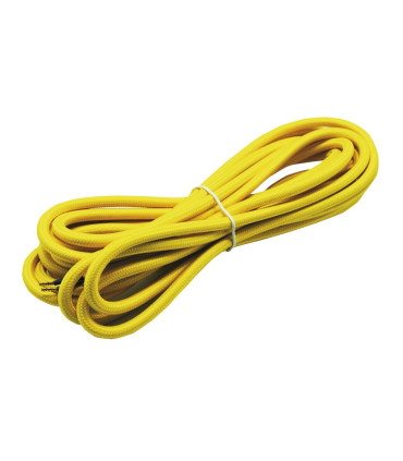CABLE DECORATIVO TELA 2X0.75mm 5METROS AMARILLO