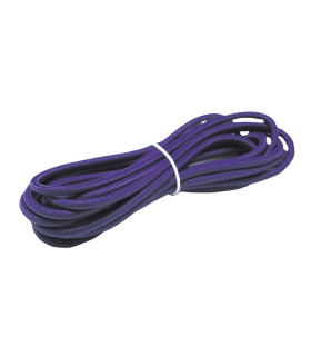 CABLE DECORATIVO TELA 2X0.75mm 5METROS MORADO