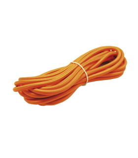 CABLE DECORATIVO TELA 2X0.75mm 5METROS NARANJA