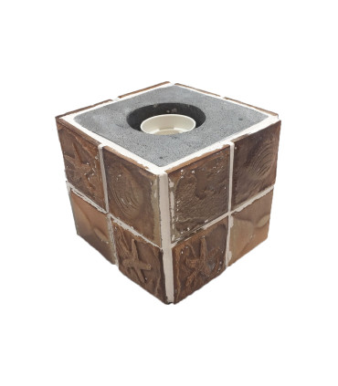 BASE E27 VINTAGE CEMENTO CON CABLE