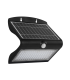 APLIQUE LED EXTERIOR SOLAR CON SENSOR DE PRESENCIA Y CREPUSCULAR IP65 8W 6000K + 3000K parte trasera 120º NEGRO