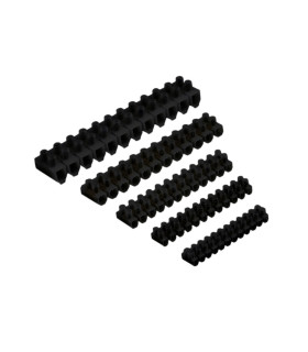 REGLETA DE CONEXION 6mm PBT NEGRA