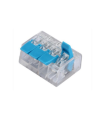 CONECTOR EMPALME RAPIDO 4 TOMAS AZUL