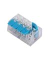 CONECTOR EMPALME RAPIDO 5 TOMAS AZUL