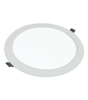 DOWNLIGHT LED EMPOTRABLE  CORTE 270MM 24W 4000K REDONDO BLANCO