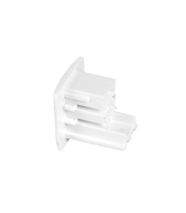 ACCESORIO CARRIL LED 4 VIAS (HASTA 3 ENCENDIDOS) TAPA FINAL BLANCO