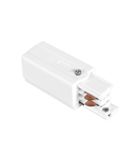 ACCESORIO CARRIL LED 4 VIAS (HASTA 3 ENCENDIDOS) CONECTOR DE CORRIENTE IZQUIERDA BLANCO