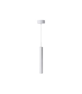 LAMPARA LED COLGANTE TUBULAR 300MM 8W 3000K 24º 230V BLANCO