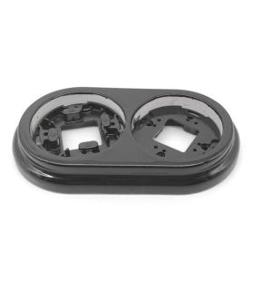 MARCO DOBLE SUPERFICIE PORCELANA NEGRO