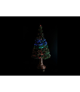ARBOL LED FIBRA OPTICA 150 CM CON EFECTOS ROJO-AZUL 6V