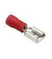 TERMINAL PREAISLADO HEMBRA PHF-3 ROJO (100 UND)