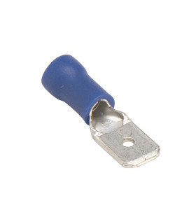 TERMINAL PREAISLADO FASTON MACHO PL-7 AZUL (100 UN