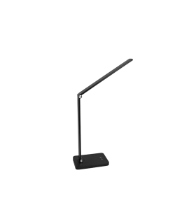 LAMPARA DE MESA LED 6.5W CAMBIO DE TONO 280Lm REGULABLE NEGRA