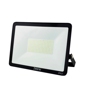 PROYECTOR LED EXTRAPLANO IP65 200W 4000K 230V NEGRO