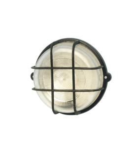 APLIQUE REDONDO 100W. NEGRO