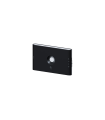 APLIQUE PARED PORTATIL RECARGABLE DOBLE LUZ 1W  CAMBIO DE TONO Y REGULABLE CON SENSOR NEGRO