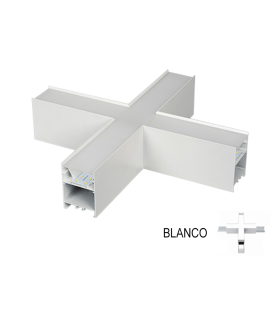 ACCESORIO LUMINARIA COLGANTE LED 15W 4000K CONEXION EN CRUZ BLANCA