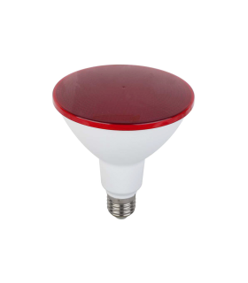 LAMPARA PAR 38 LED IP65 E27 15W  170-265V ROJA