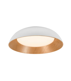 PLAFON SUPERFICIE LED 70W CAMBIO DE TONO CON MEMORIA REGULABLE BLANCO + COLOR MADERA