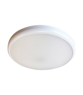 PLAFON LED SUPERFICIE CON SENSOR DE PRESENCIA Y CREPUSCULAR 16W CAMBIO DE TONO  IP65