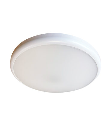 PLAFON LED SUPERFICIE CON SENSOR DE PRESENCIA Y CREPUSCULAR 16W CAMBIO DE TONO  IP65