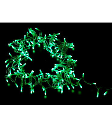 GUIRNALDA 144 LEDS PARA INTERIOR VERDE 13.8W 230V 15m IP20