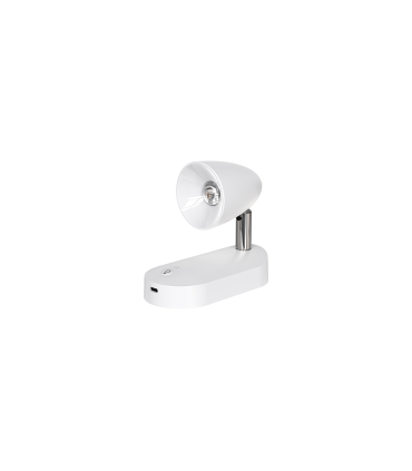 APLIQUE PARED PORTATIL RECARGABLE 0.7W  CAMBIO DE TONO  BLANCO
